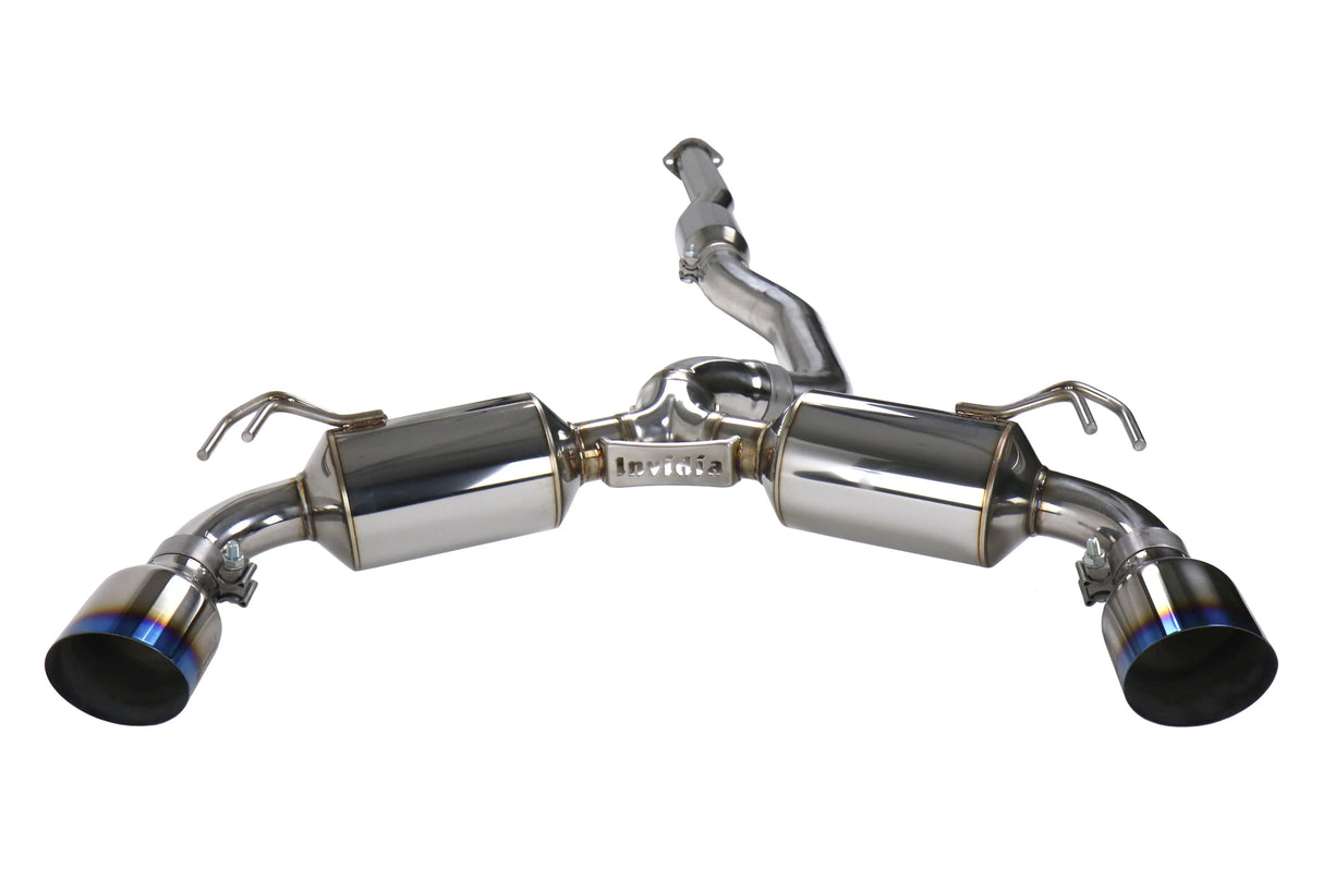 Invidia Dual N1 Cat Back Exhaust Mitsubishi Evo X CZ4A HS09MEXGD1ST