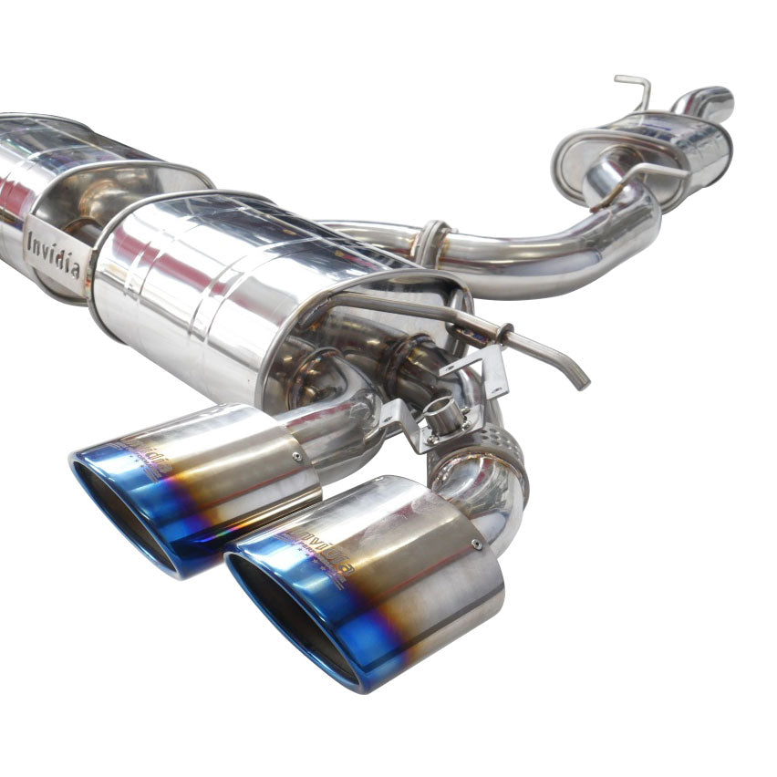 Invidia R400 Valved Turbo Back Exhaust w/Oval Tips