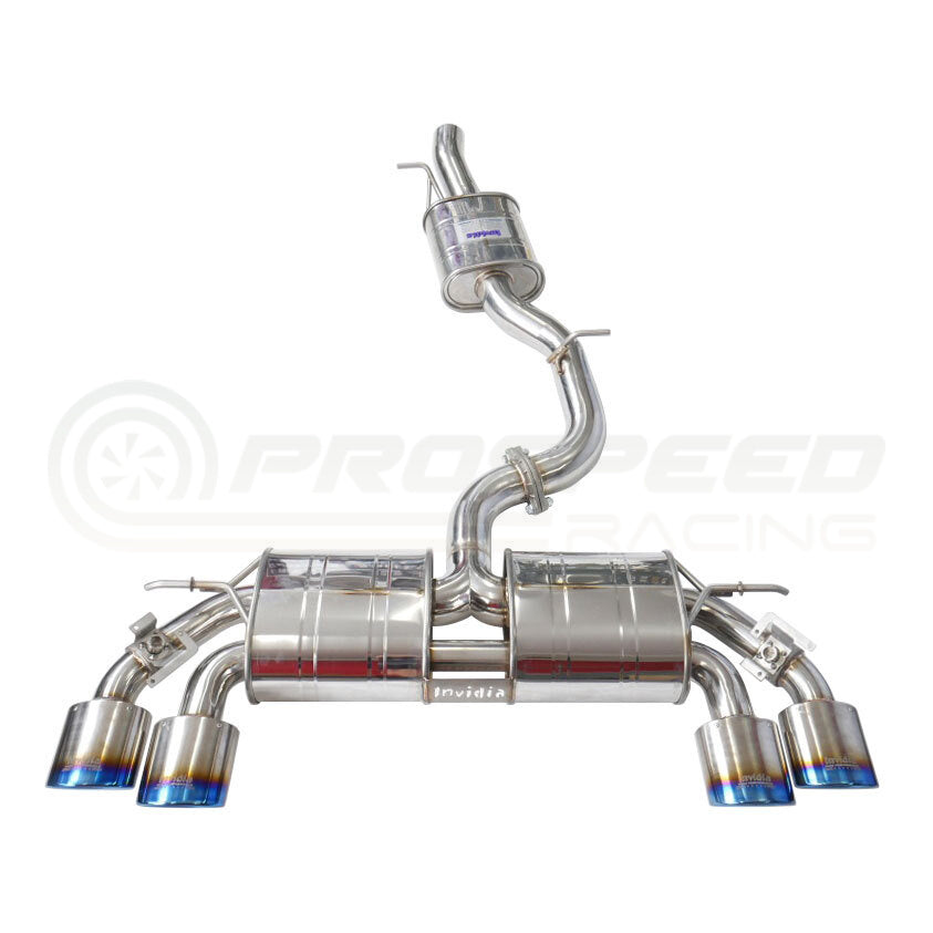 Invidia R400 Valved Cat Back Exhaust w/Oval Tips