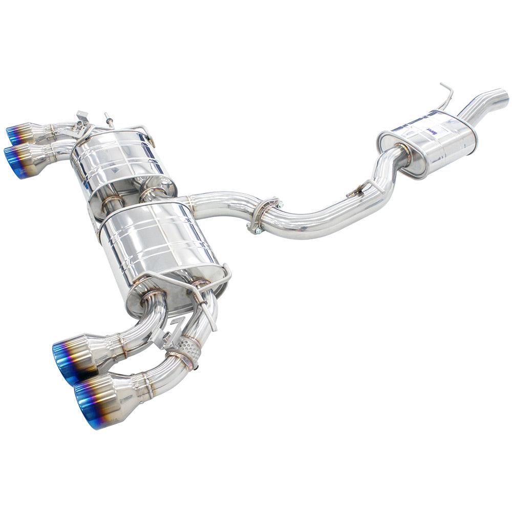 Invidia R400 Valved Turbo Back Exhaust w/Round Tips